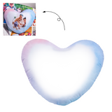 Custom Photo Heart Shape Pillow