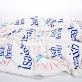 Baby Blanket With Baby's Name Custom Design (Free Shipping Today!!!)
