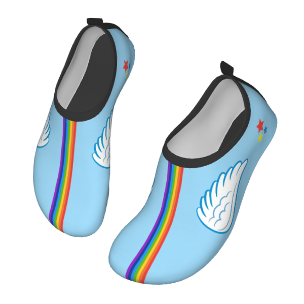 Water Shoes Barefoot Quick-Dry Aqua Socks Rainbow Unicorn Series