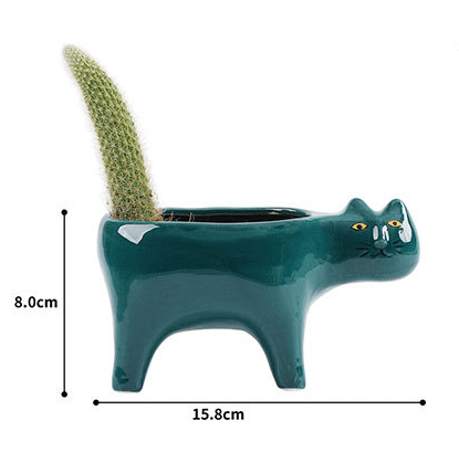 Creative Cute Cat Tail Flower Pot Ceramic(20% OFF For Two Today!)
