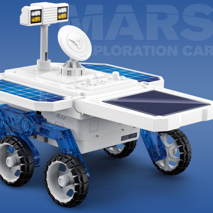 Children's Building Blocks Solar Mars Rover Toy