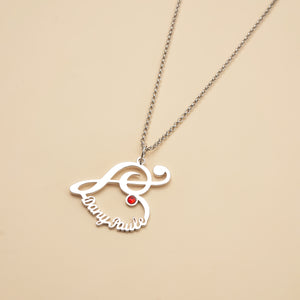 Heart-Shaped Name Necklace