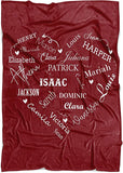 Personalized Name Blanket