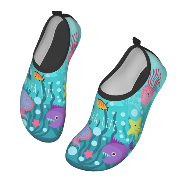 Water Shoes Barefoot Quick-Dry Aqua Socks Marine Life Series
