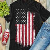 This We'll Defend-Dressed American Flag-Independence Day Unisex Tee