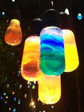 Custom Dream Colored Glass lights，for Garden, Party, Bar, Cafe Shop（15% off for five or more）