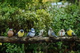 Hand Painted Creative Garden Decor Six Bird Statue Multicolored(Free Shipping Over $39 Today!)