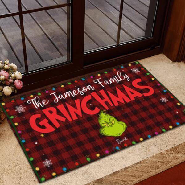 The Family Grinchmas Doormat Christmas Family Gift